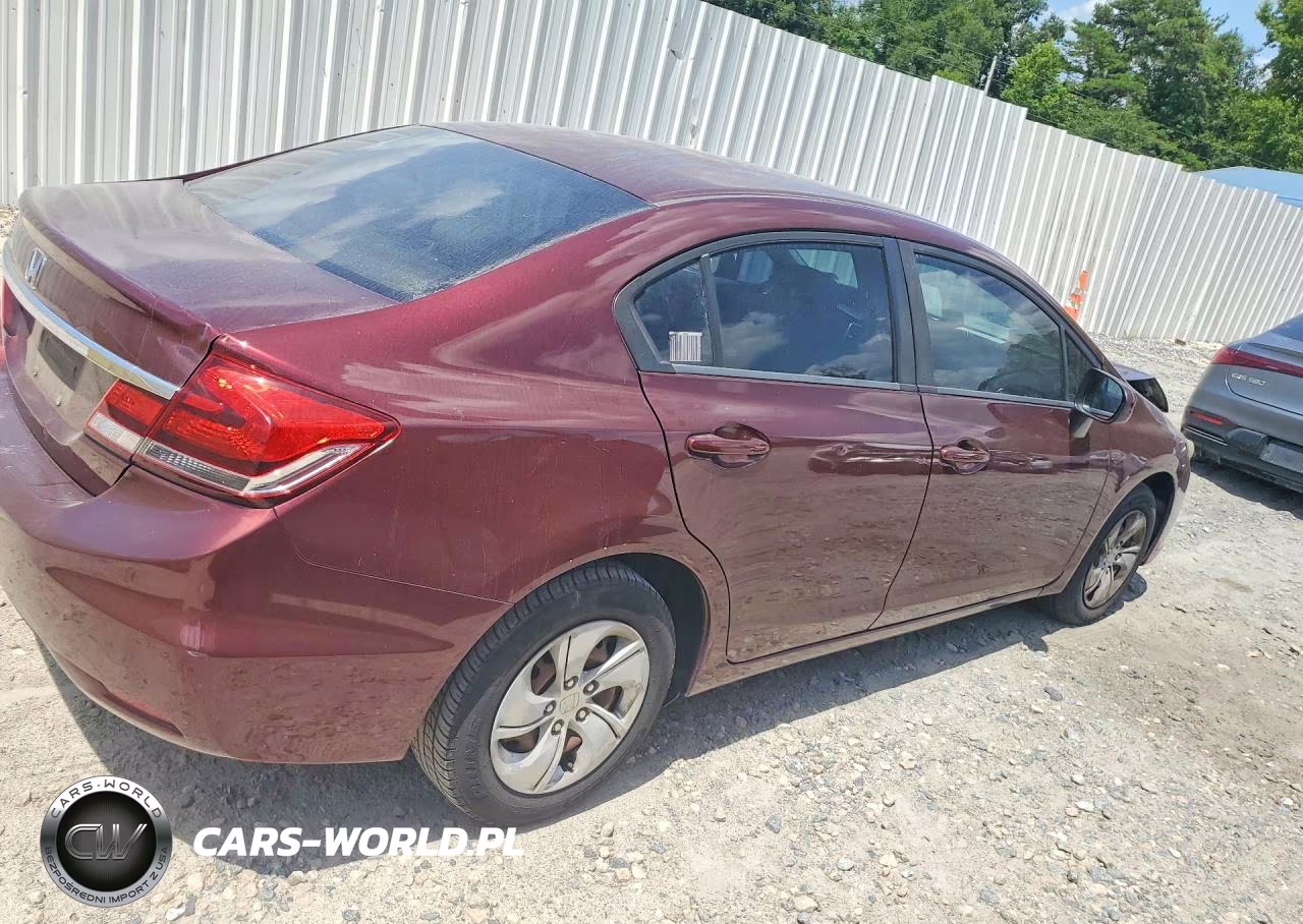 2015 Honda Civic Lx VIN:19XFB2F50FE074618 - 3