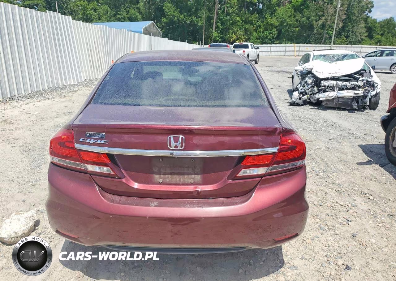 2015 Honda Civic Lx VIN:19XFB2F50FE074618 - 6