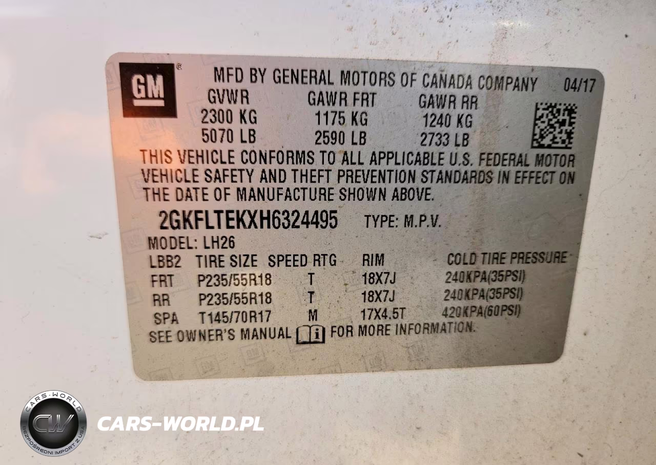 2017 GMC Terrain Sle VIN:2GKFLTEKXH6324495 - 13