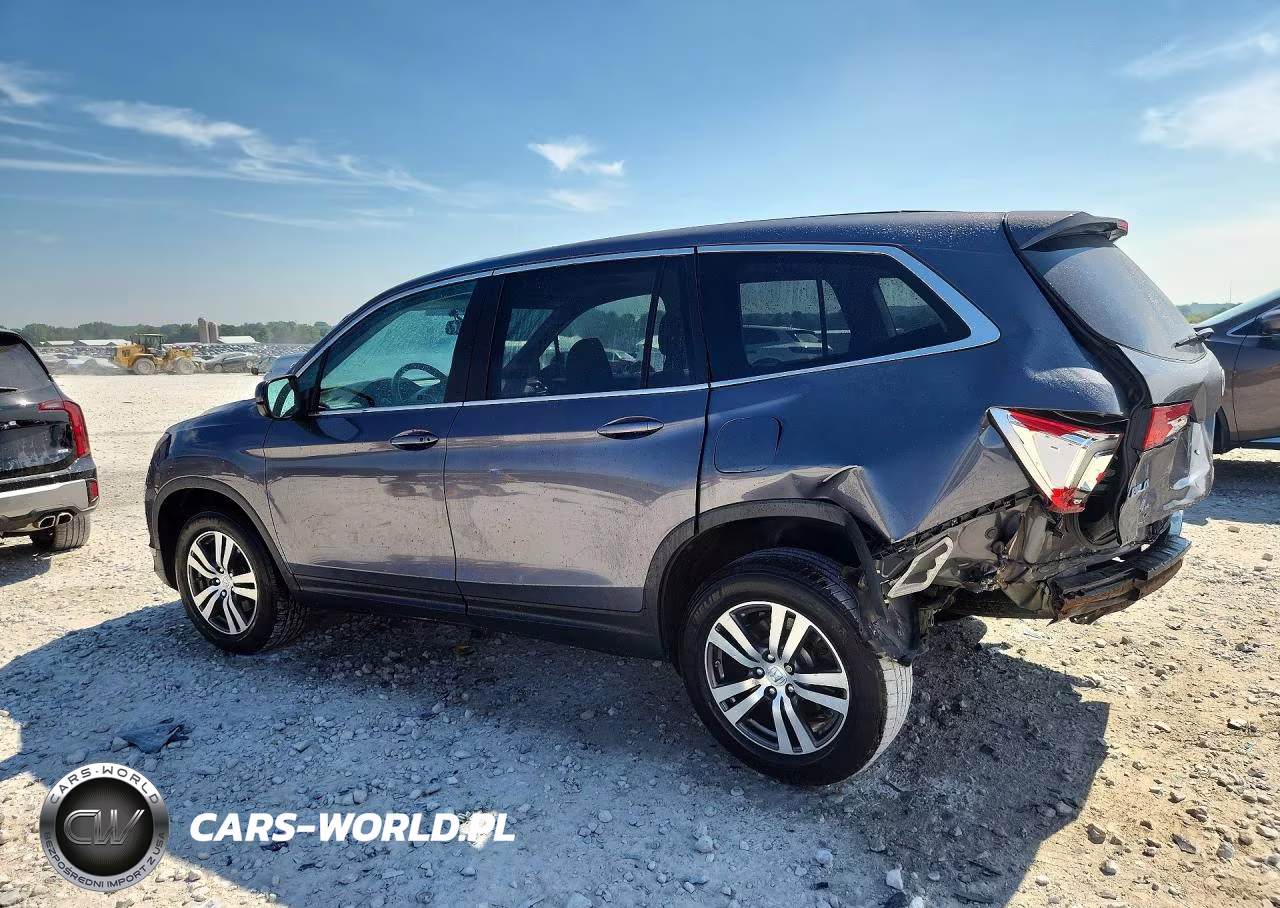 2017 Honda Pilot Exl VIN:5FNYF6H53HB019403 - 2