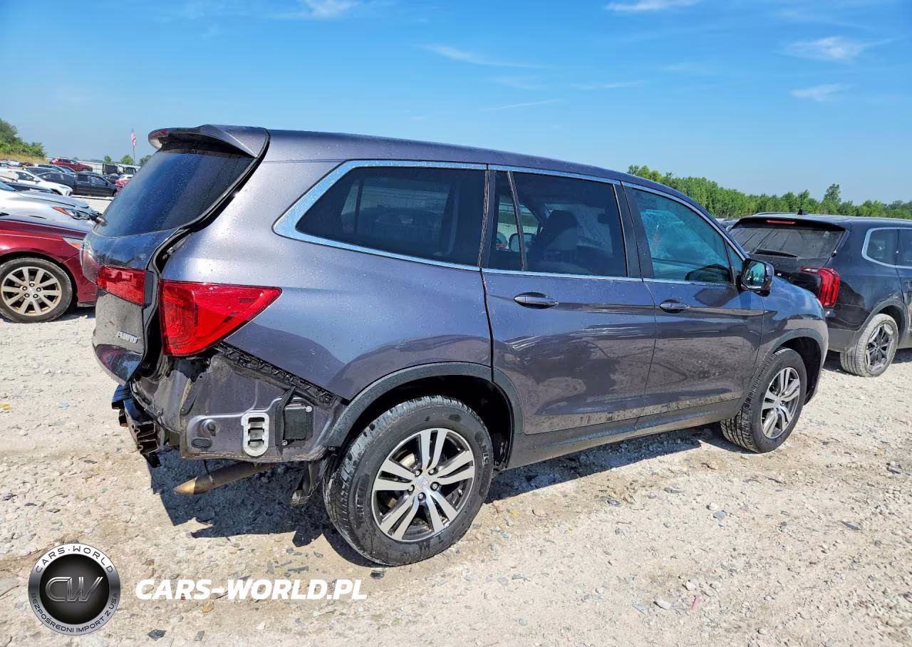 2017 Honda Pilot Exl VIN:5FNYF6H53HB019403 - 3