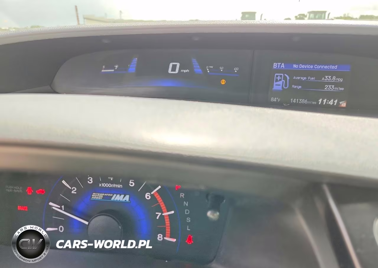2014 Honda Civic Hybrid L VIN:19XFB4F39EE001658 - 9