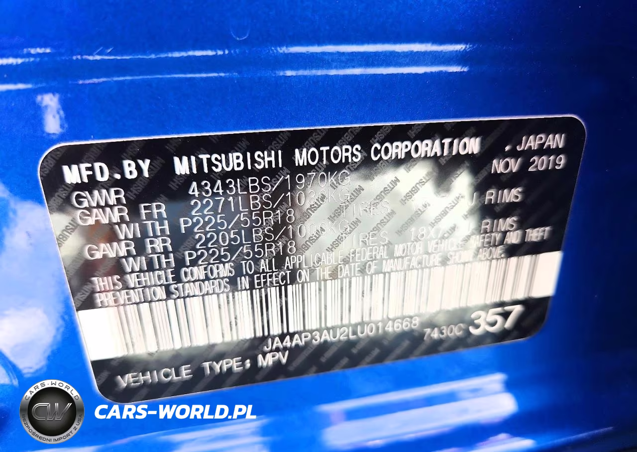 2020 Mitsubishi Outlander Sport Es VIN:JA4AP3AU2LU014668 - 13