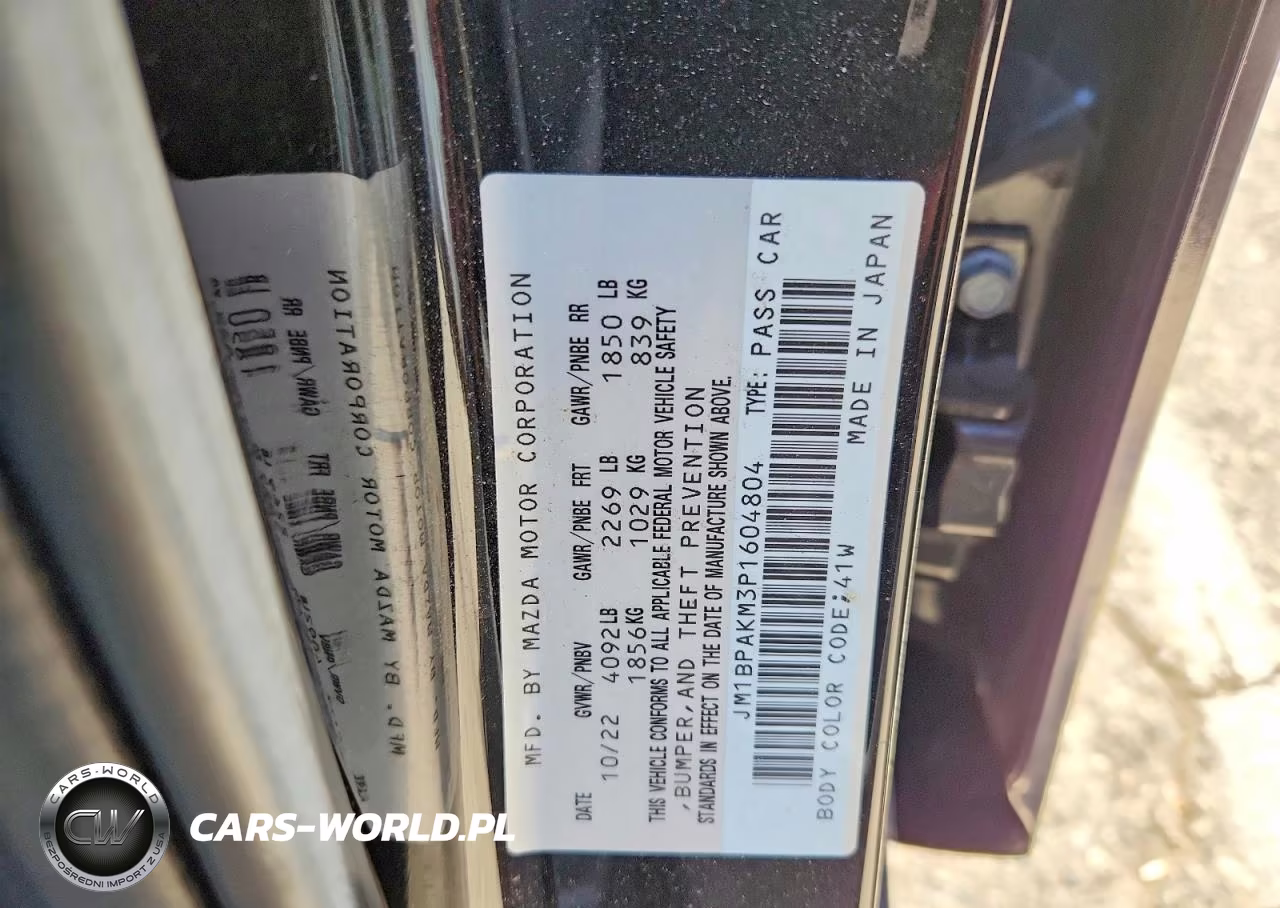 2023 Mazda 3 Select VIN:JM1BPAKM3P1604804 - 12