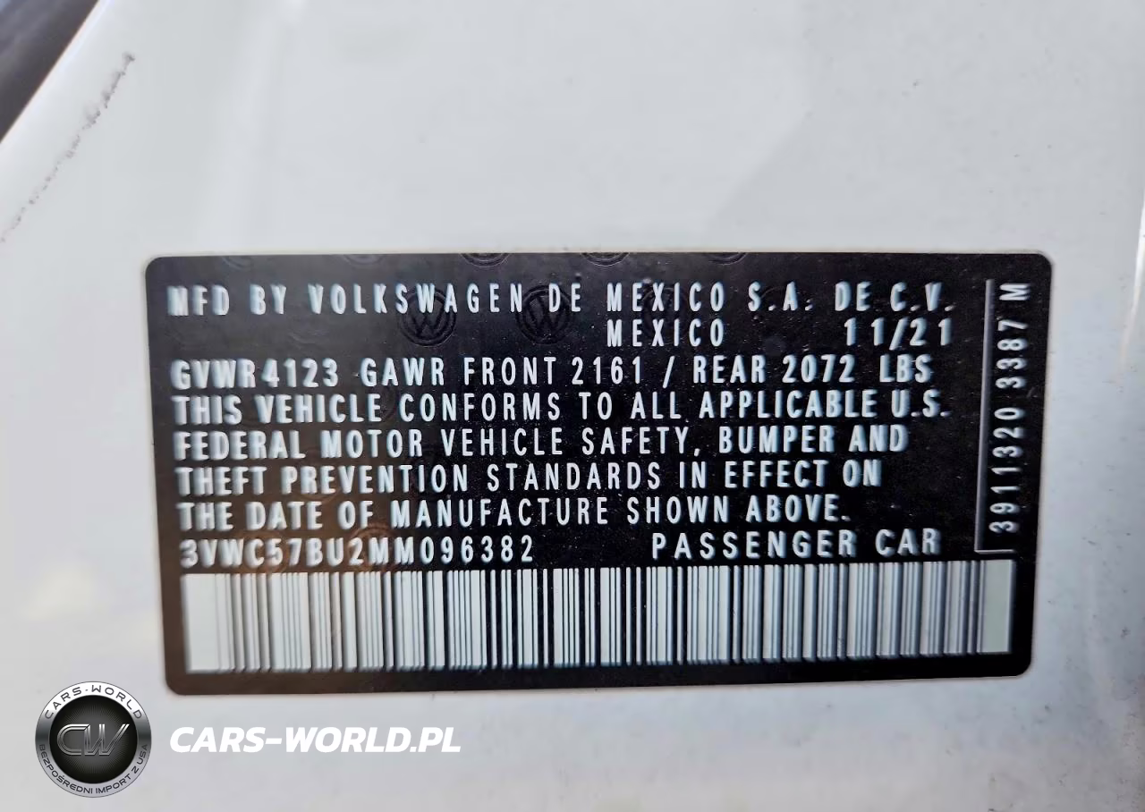 2021 Volkswagen Jetta S VIN:3VWC57BU2MM096382 - 12