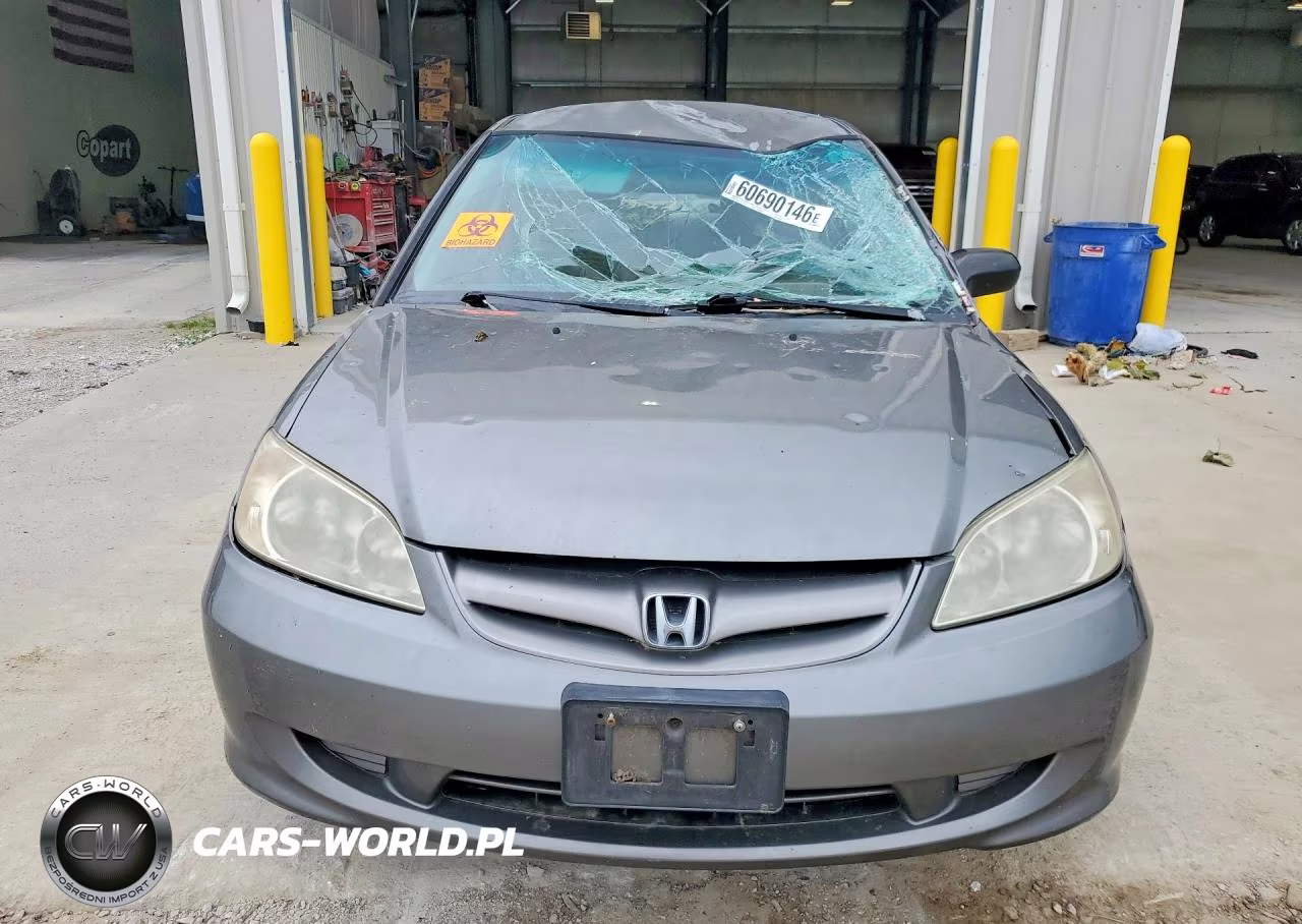2004 Honda Civic Lx VIN:2HGES16534H510872 - 5