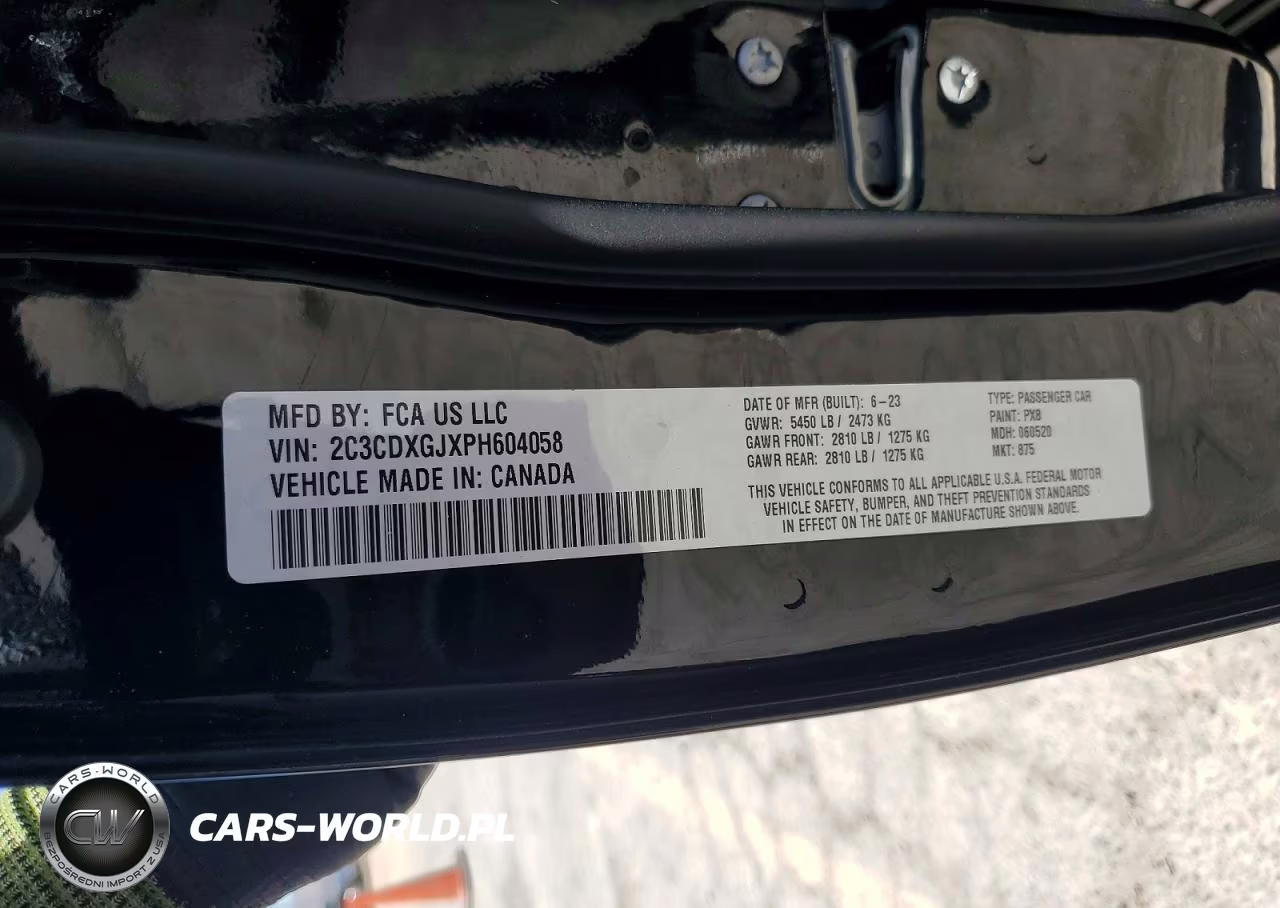 2023 Dodge Charger Scat Pack VIN:2C3CDXGJXPH604058 - 13