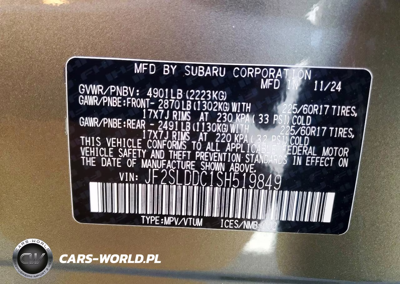 2025 Subaru Forester Premium VIN:JF2SLDDC1SH519849 - 13