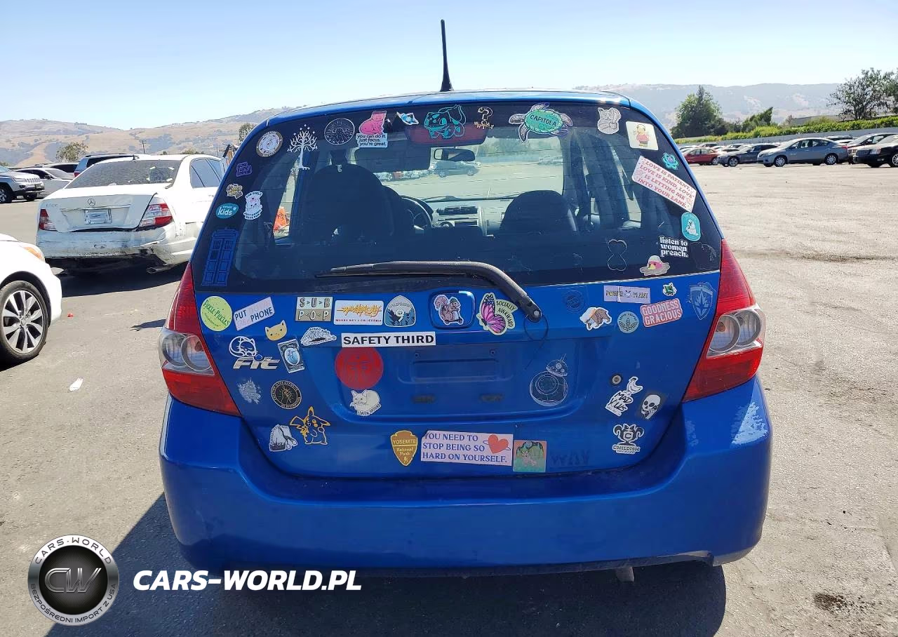 2007 Honda Fit VIN:JHMGD38417S013963 - 6
