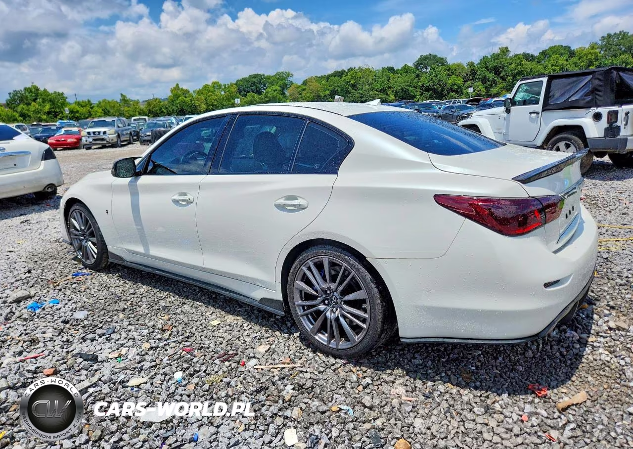 2016 Infiniti Q50 Red Sport 400 VIN:JN1FV7AP7GM420537 - 2