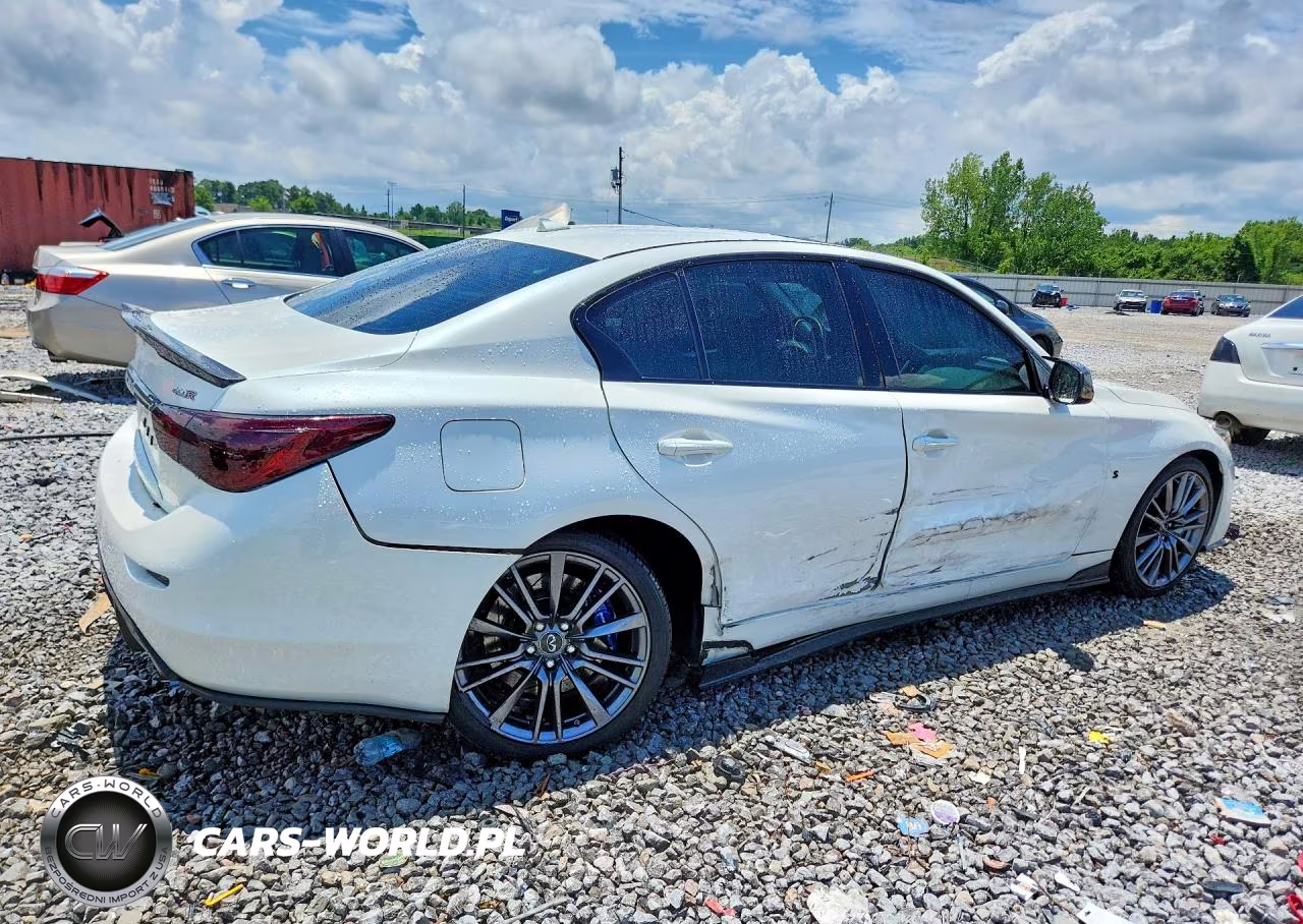 2016 Infiniti Q50 Red Sport 400 VIN:JN1FV7AP7GM420537 - 3