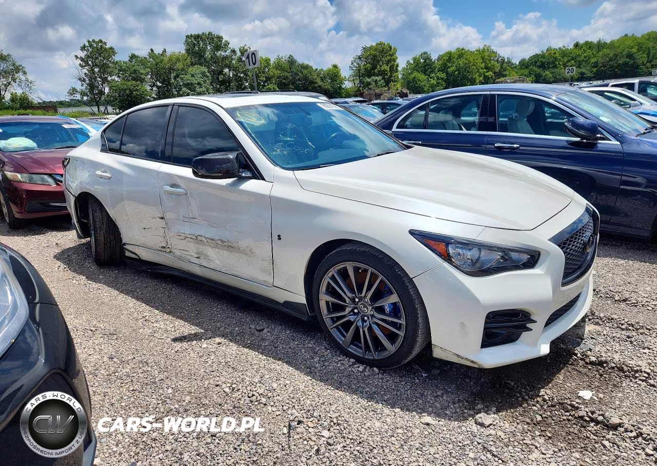 2016 Infiniti Q50 Red Sport 400 VIN:JN1FV7AP7GM420537 - 4