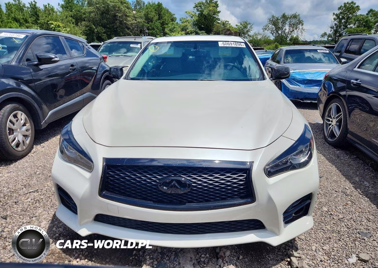 2016 Infiniti Q50 Red Sport 400 VIN:JN1FV7AP7GM420537 - 5