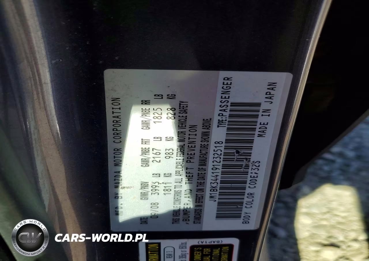2009 Mazda 3 S VIN:JM1BK344191232518 - 13