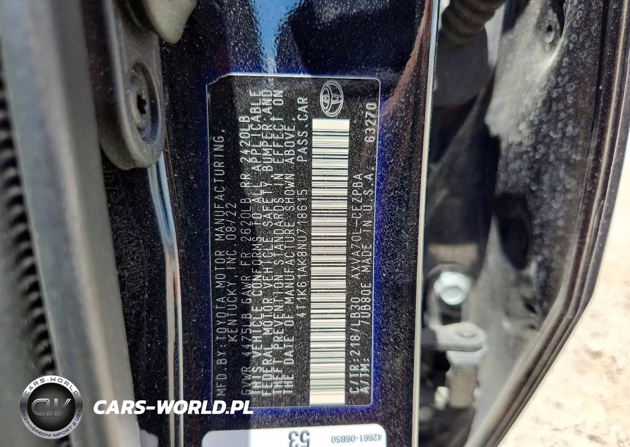 2022 Toyota Camry Xse VIN:4T1K61AK8NU718615 - 13
