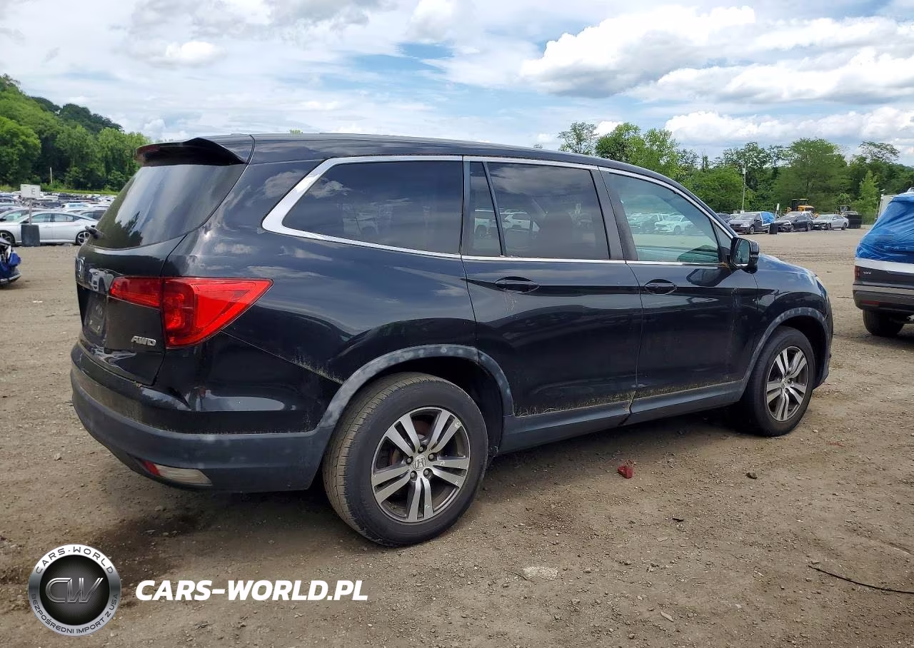 2016 Honda Pilot Exln VIN:5FNYF6H7XGB044783 - 3