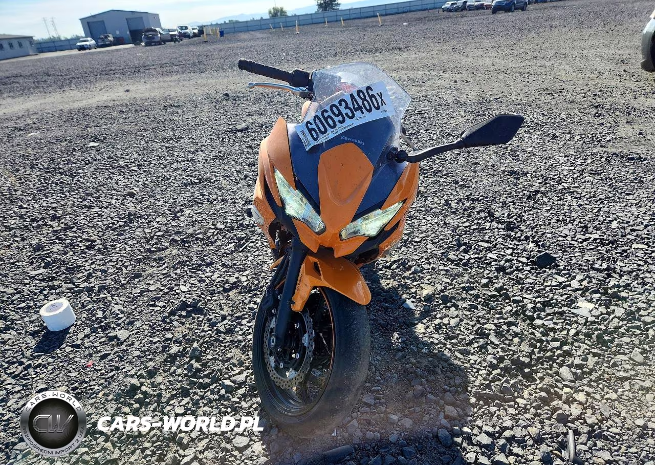 2025 Kawasaki Ex650 P VIN:ML5EXEP11SDAF6238 - 2