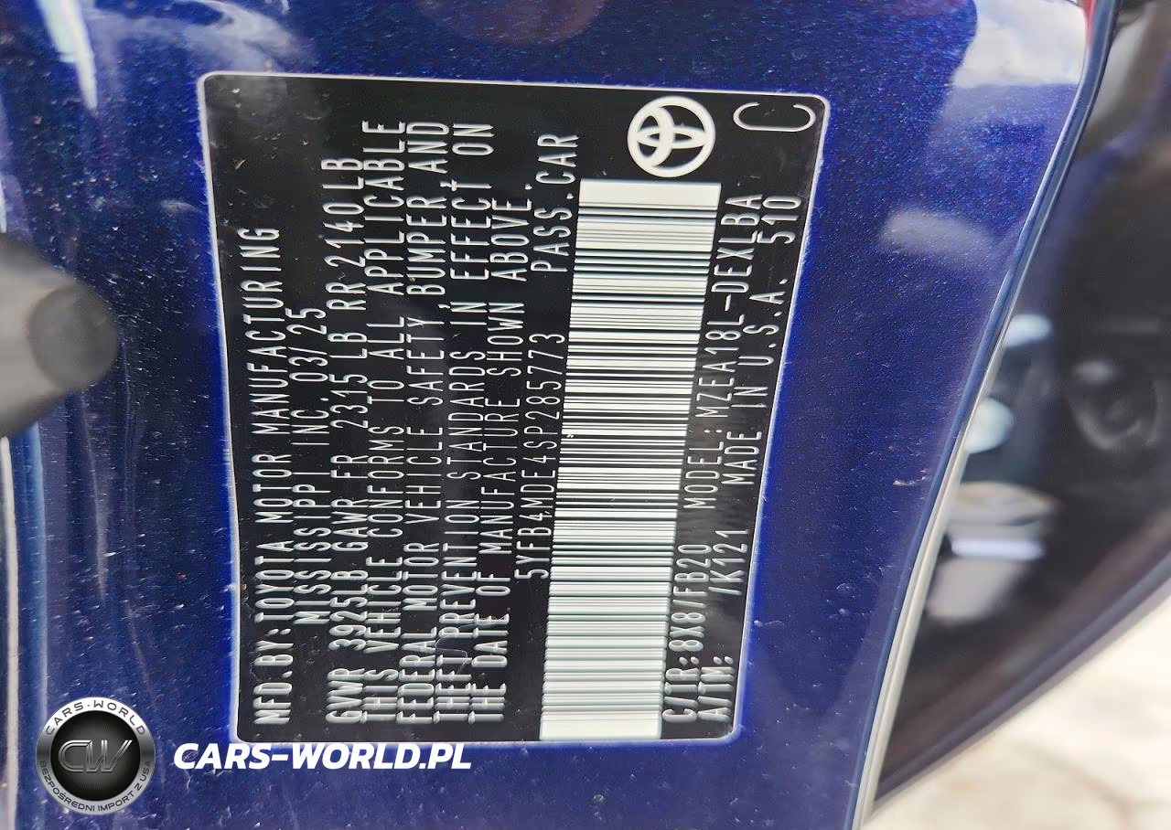 2025 Toyota Corolla Le VIN:5YFB4MDE4SP285773 - 13