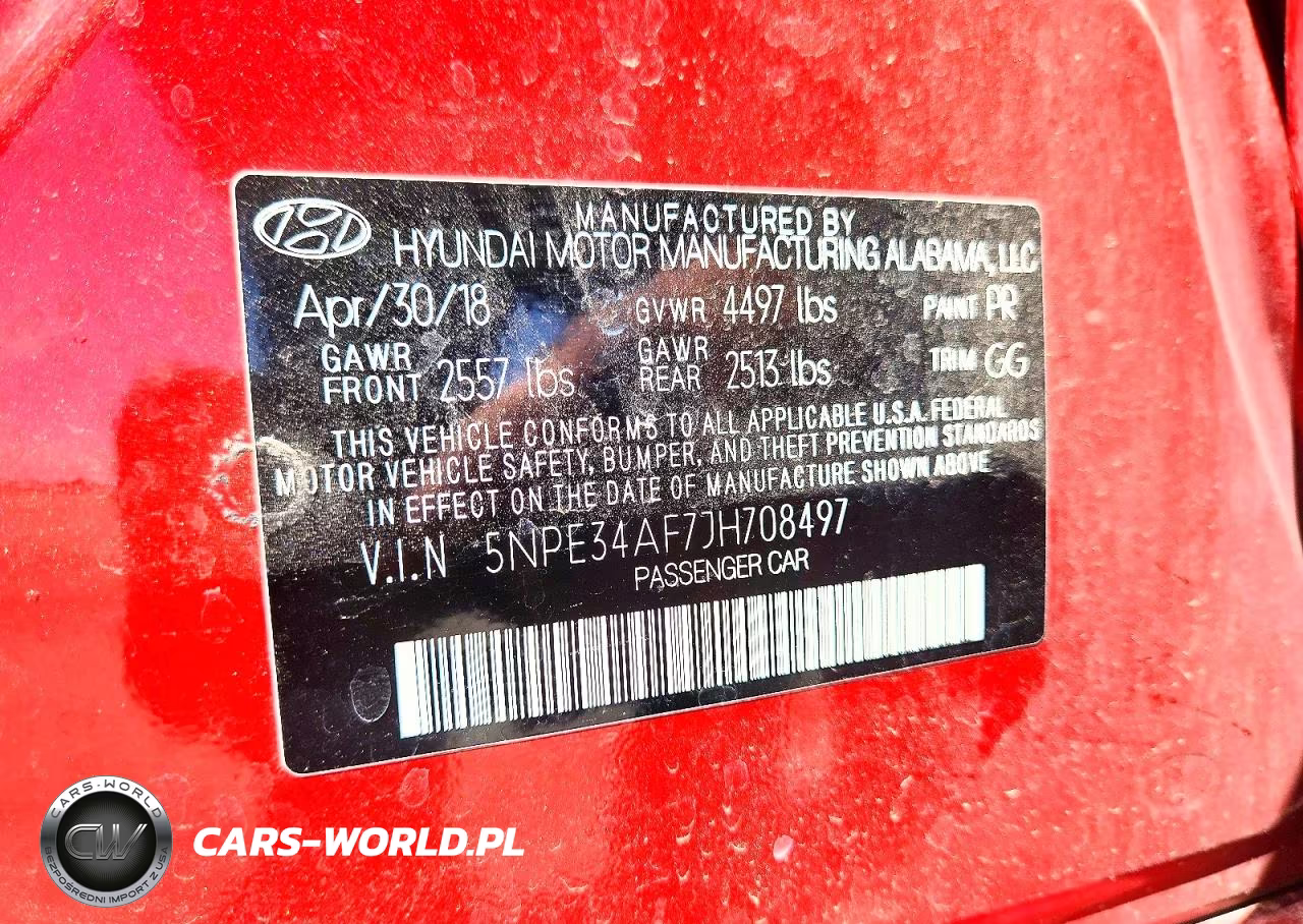 2018 Hyundai Sonata Limited VIN:5NPE34AF7JH708497 - 12