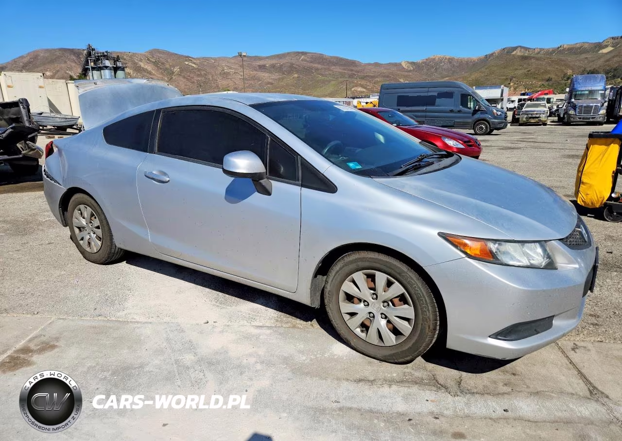 2012 Honda Civic Lx VIN:2HGFG3B58CH554453 - 4