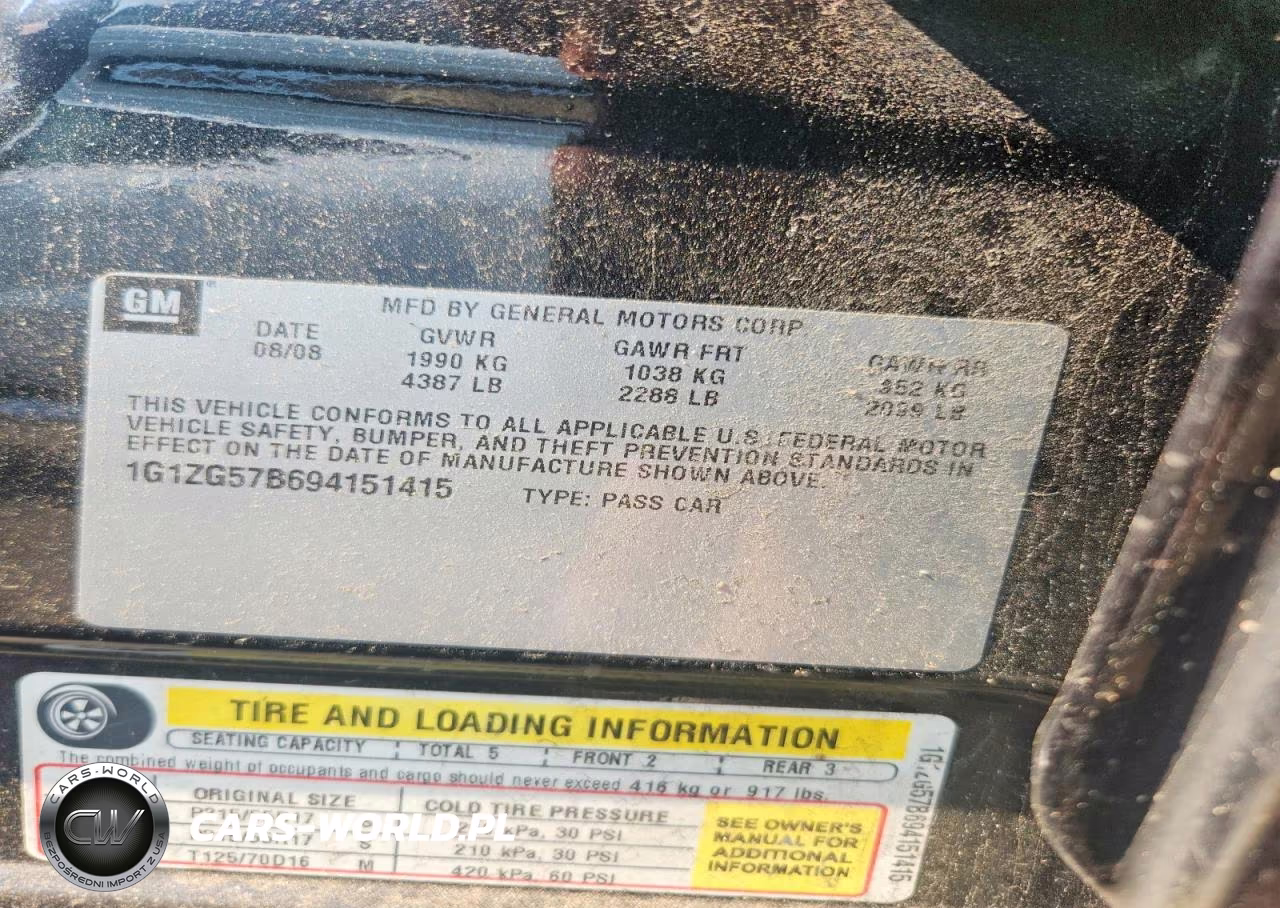 2009 Chevrolet Malibu Ls VIN:1G1ZG57B694151415 - 12