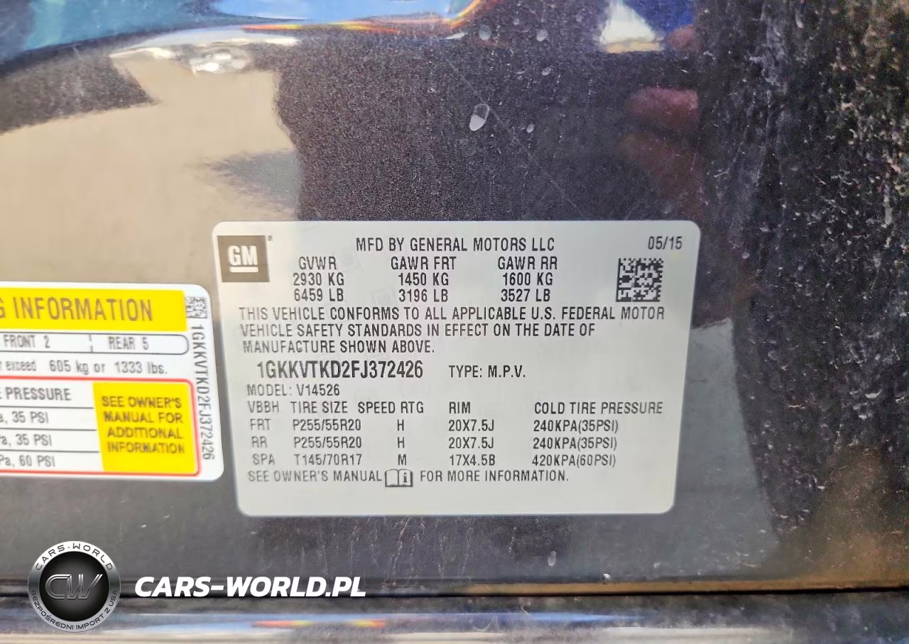 2015 GMC Acadia Denali VIN:1GKKVTKD2FJ372426 - 13