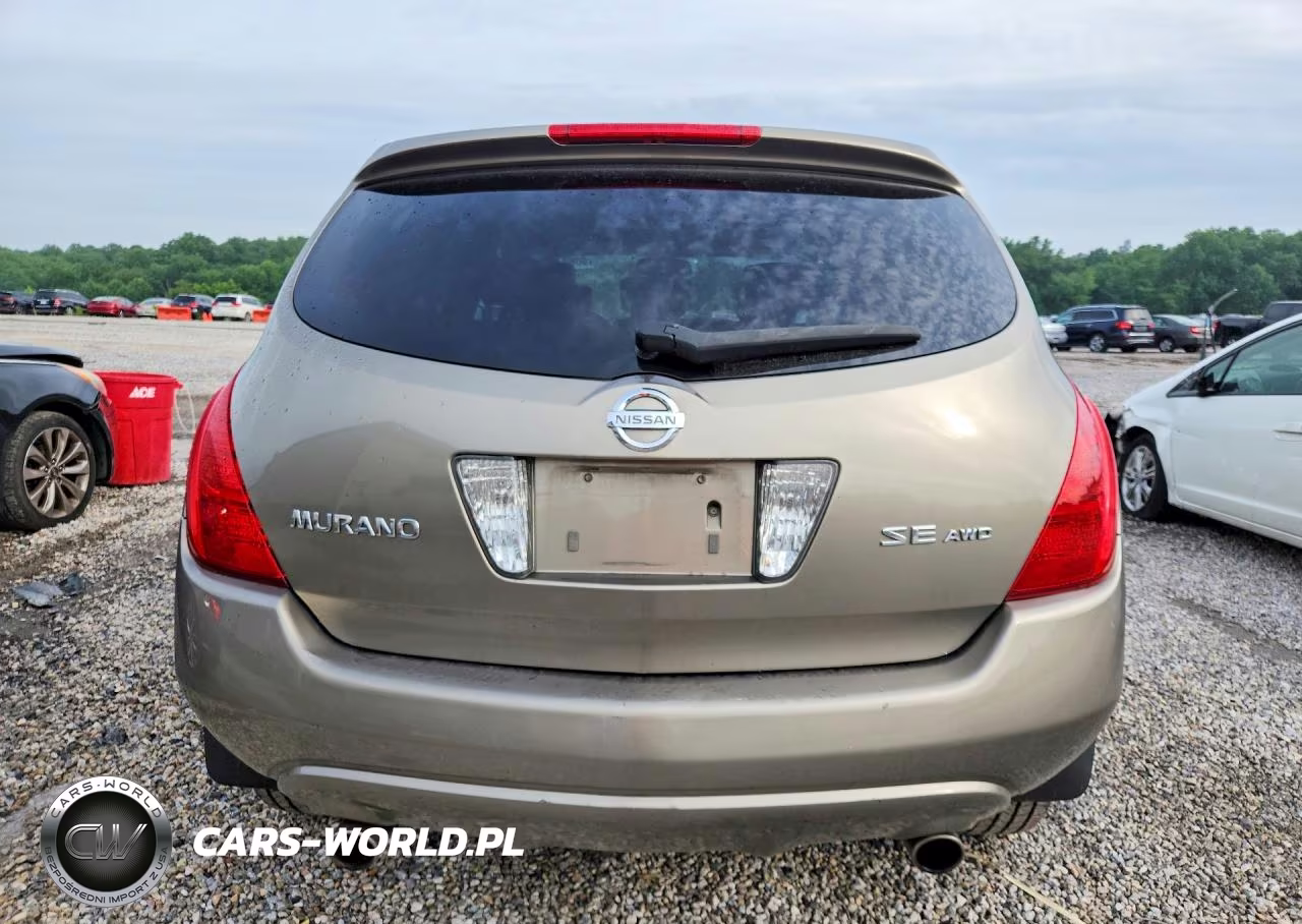 2004 Nissan Murano Sl VIN:JN8AZ08W84W323707 - 6