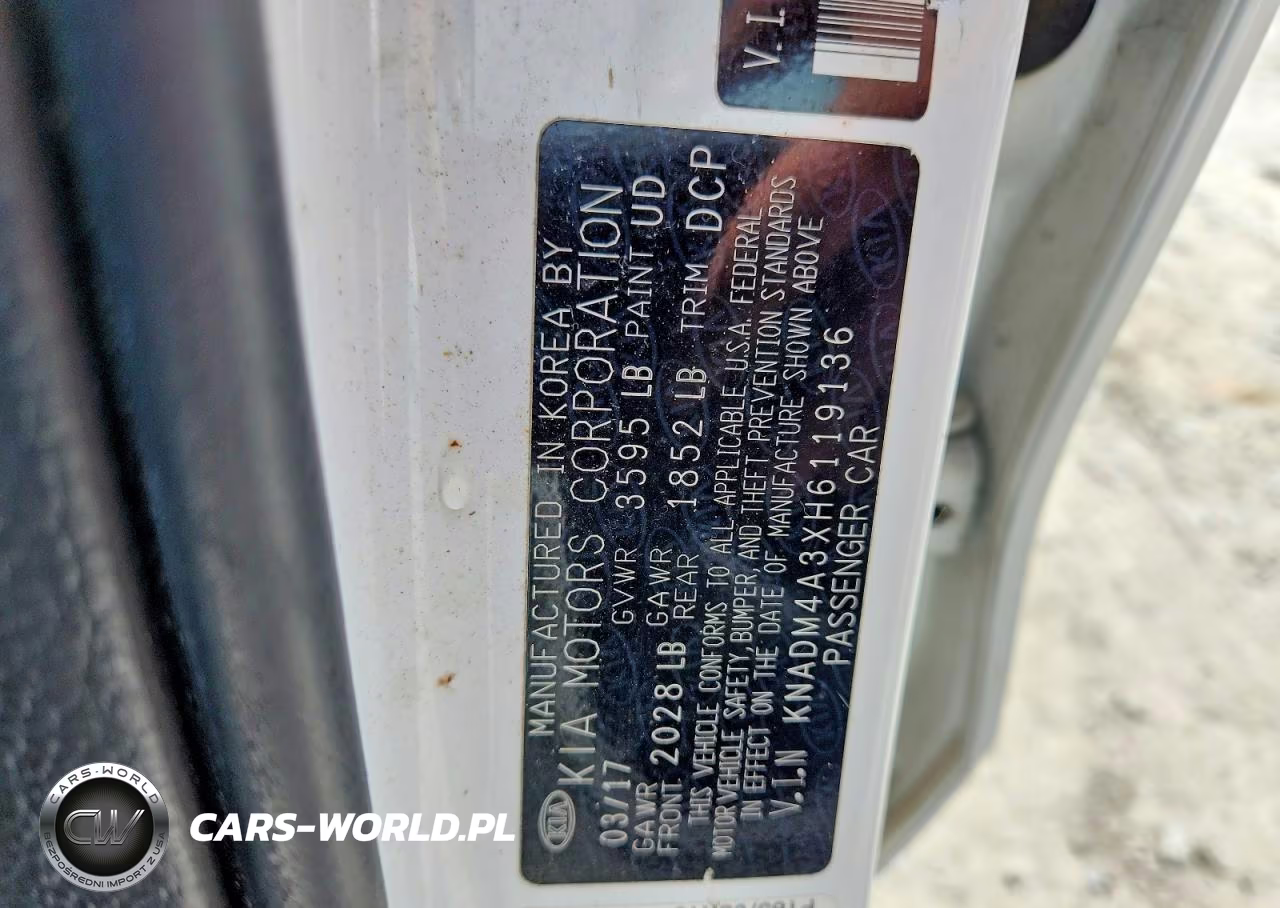 2017 Kia Rio Lx VIN:KNADM4A3XH6119136 - 12