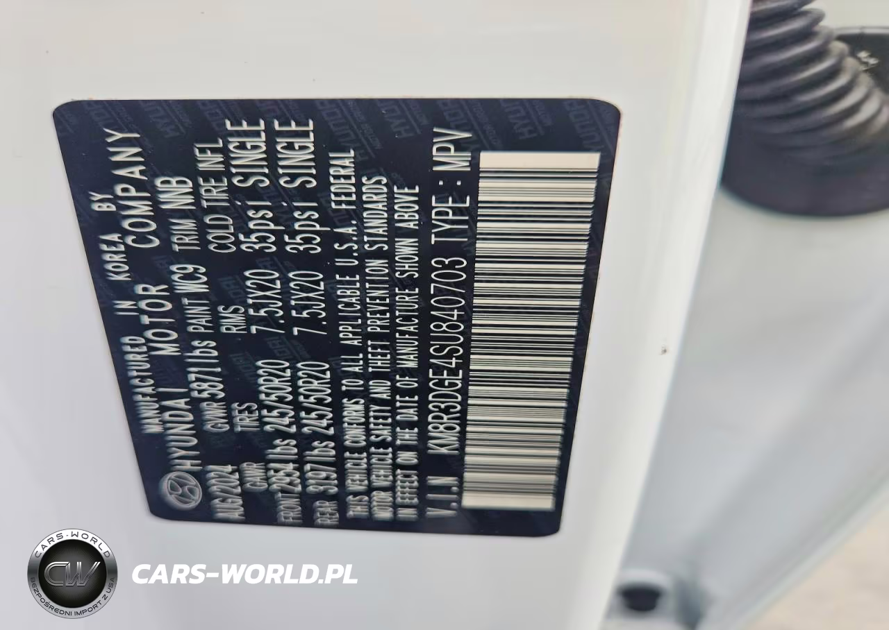2025 Hyundai Palisade Xrt VIN:KM8R3DGE4SU840703 - 13
