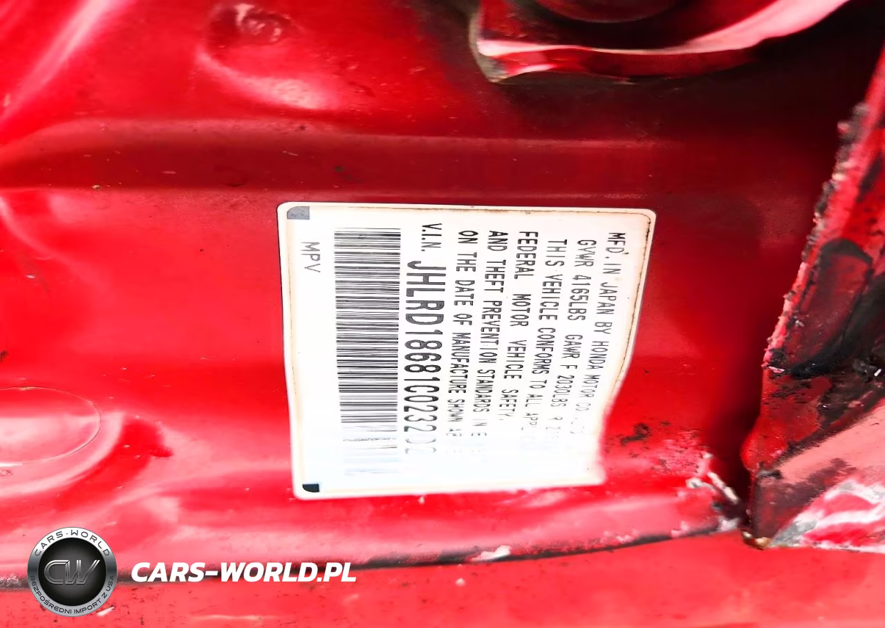 2001 Honda Cr-V Ex VIN:JHLRD18681C023202 - 12