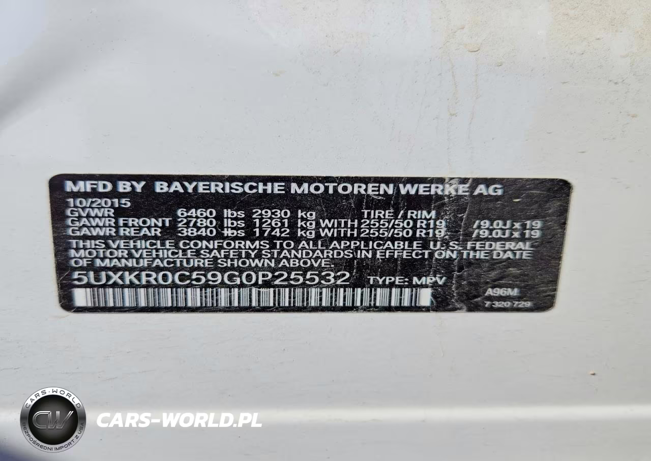 2016 BMW X5 VIN:5UXKR0C59G0P25532 - 13