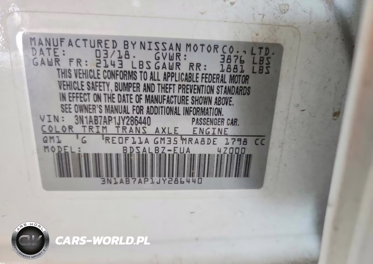 2018 Nissan Sentra S VIN:3N1AB7AP1JY286440 - 12