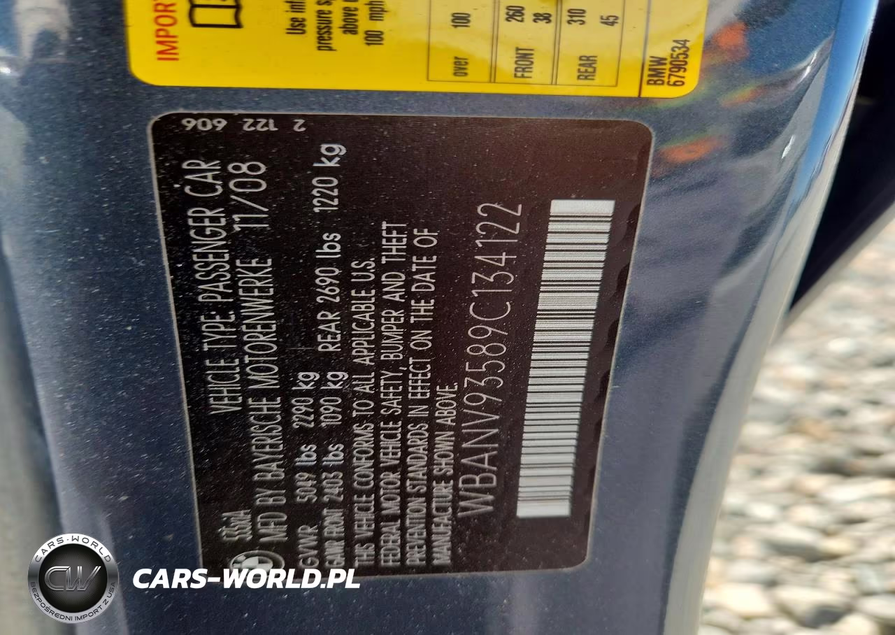 2009 BMW 535I VIN:WBANV93589C134122 - 12