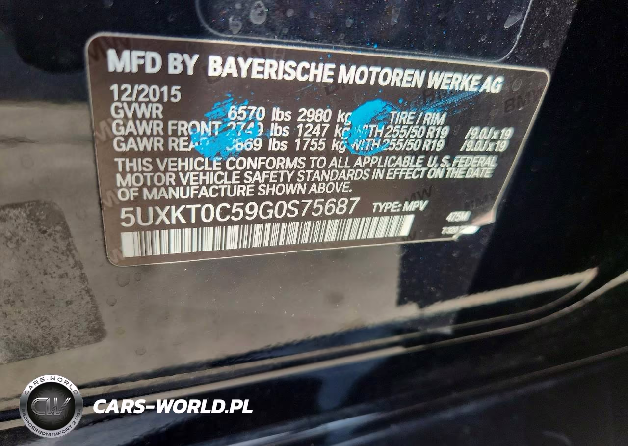 2016 BMW X5 Xdr40E VIN:5UXKT0C59G0S75687 - 13