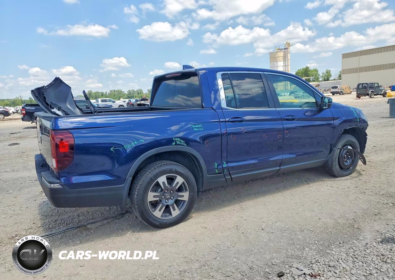 2017 Honda Ridgeline Rtl VIN:5FPYK3F59HB008779 - 3