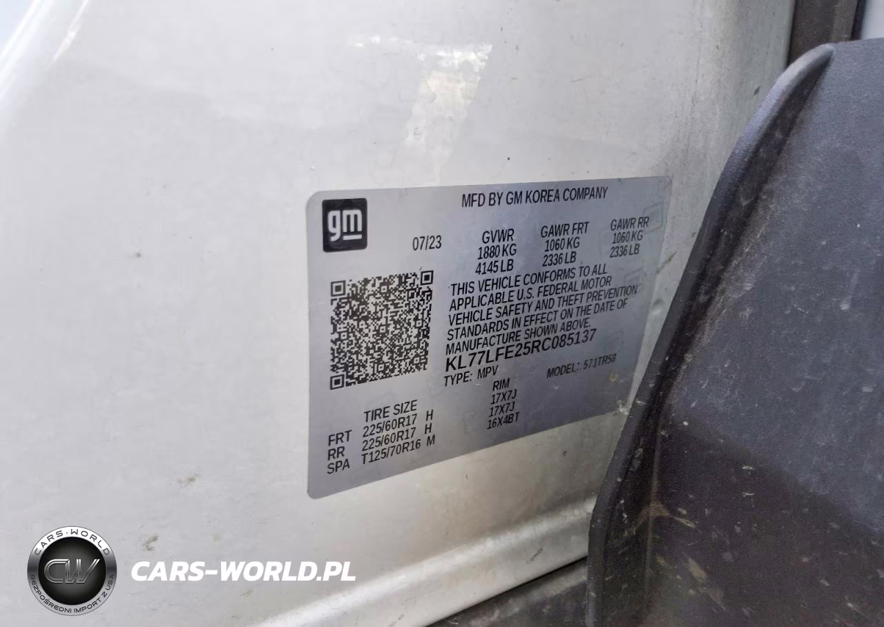 2024 Chevrolet Trax Ls VIN:KL77LFE25RC085137 - 13