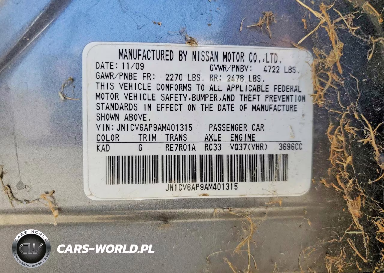 2010 Infiniti G37 Sedan Base VIN:JN1CV6AP9AM401315 - 13
