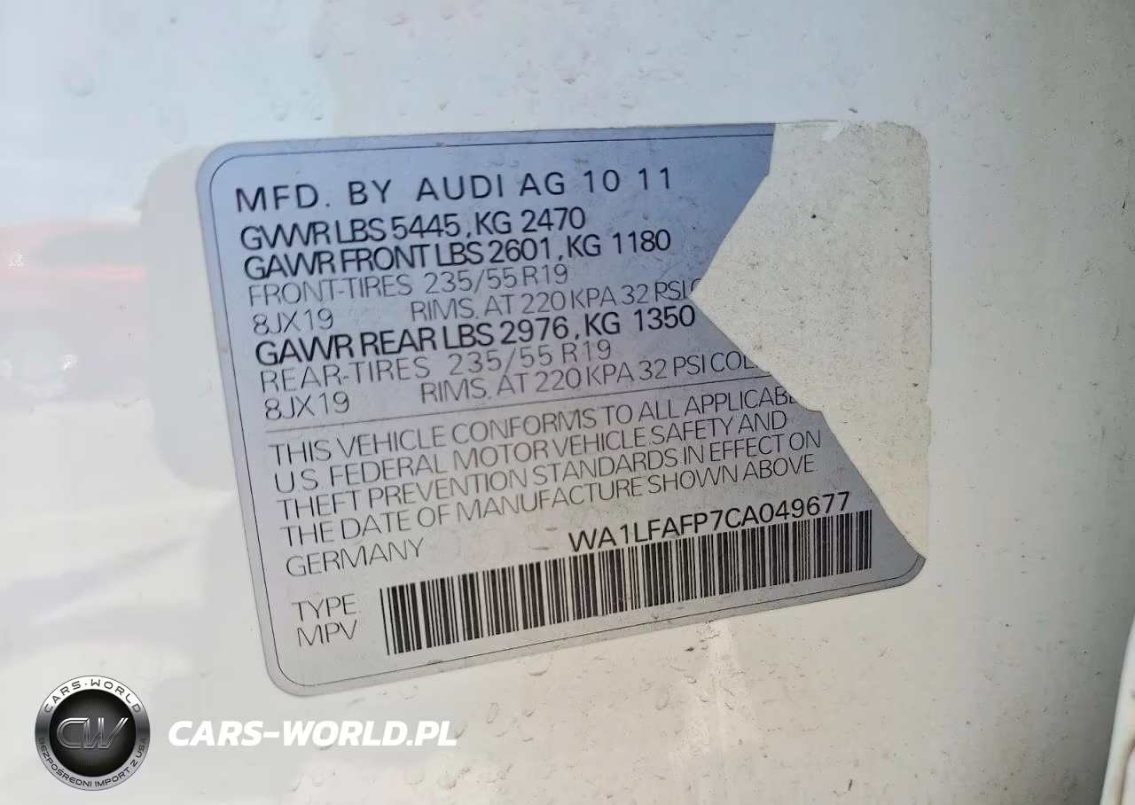 2012 Audi Q5 Premium Plus VIN:WA1LFAFP7CA049677 - 14