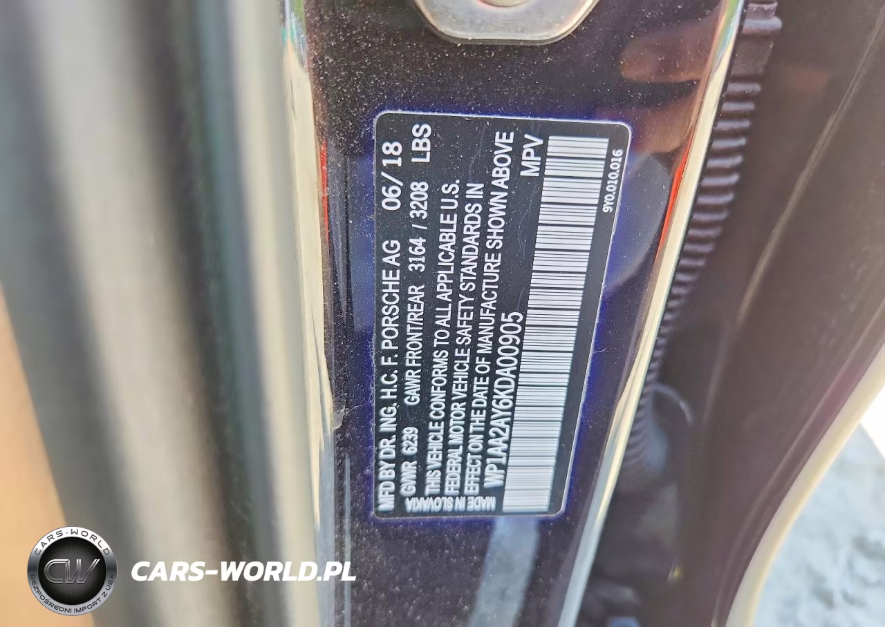 2019 Porsche Cayenne VIN:WP1AA2AY6KDA00905 - 13