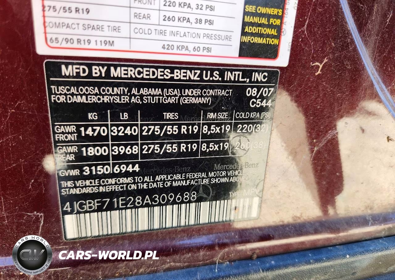 2008 Mercedes-Benz Gl 450 4Matic VIN:4JGBF71E28A309688 - 13