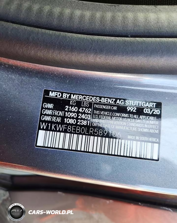 2020 Mercedes-Benz C 300 4Matic VIN:W1KWF8EB0LR589106 - 13