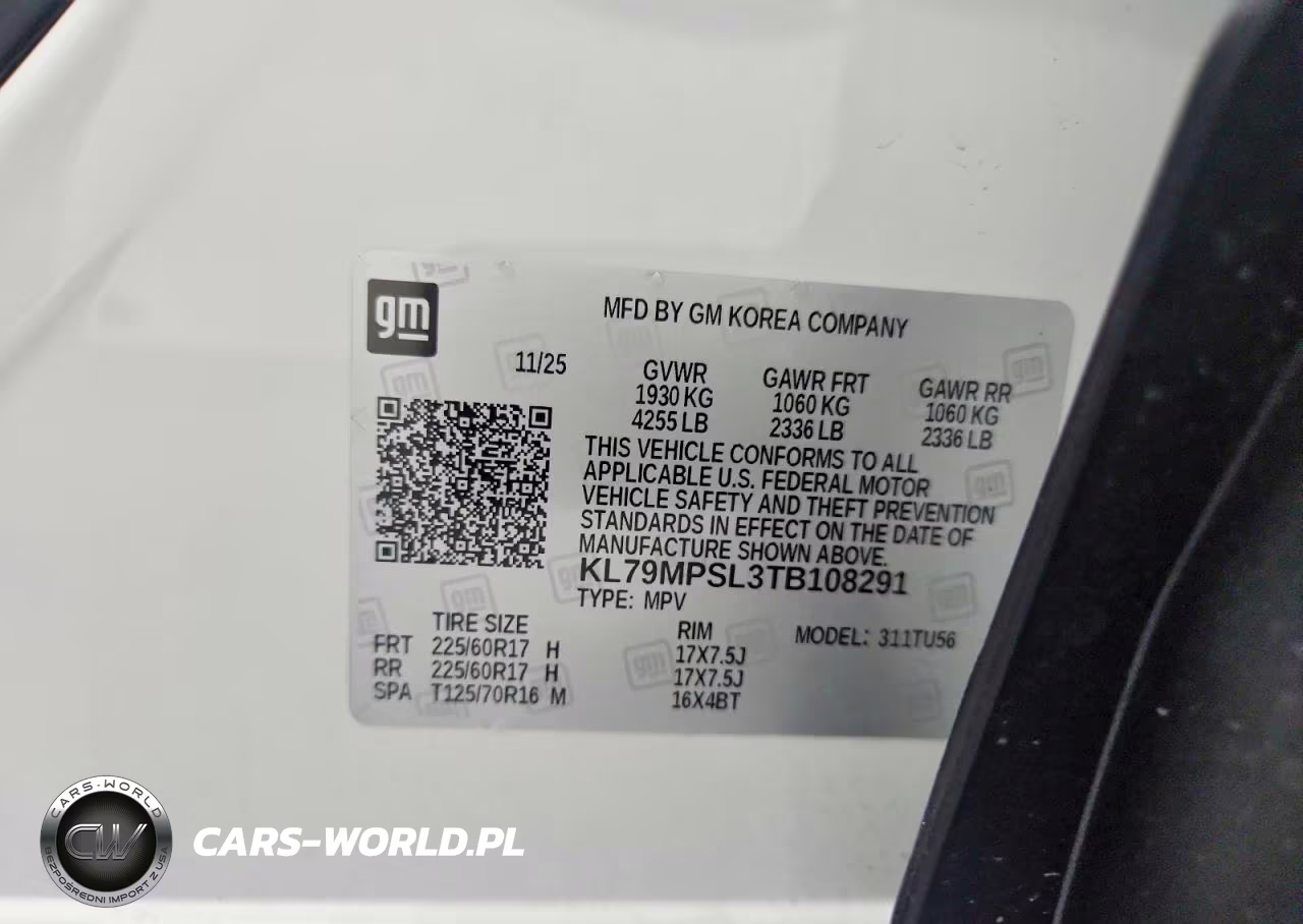 2026 Chevrolet Trailblazer Lt VIN:KL79MPSL3TB108291 - 14
