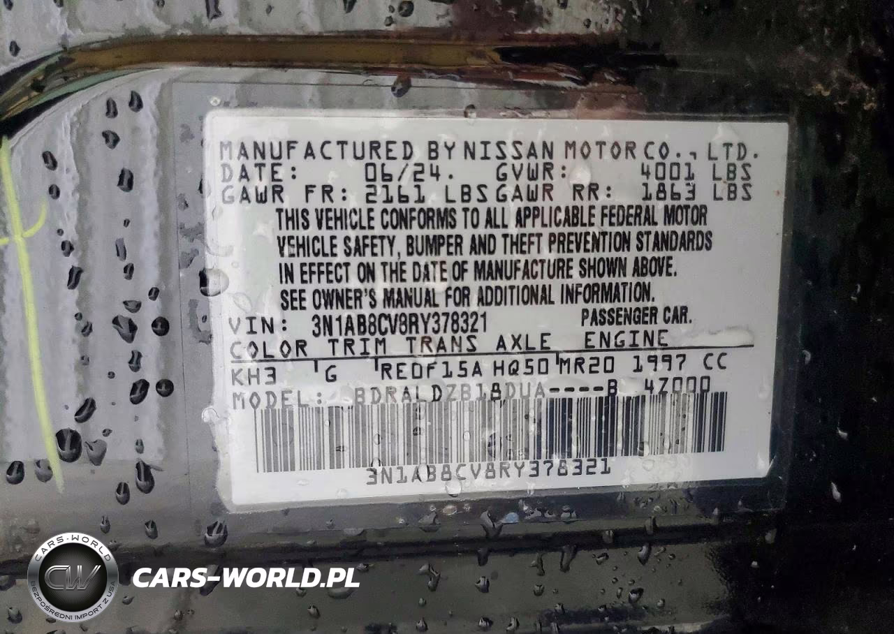 2024 Nissan Sentra Sv VIN:3N1AB8CV8RY378321 - 12