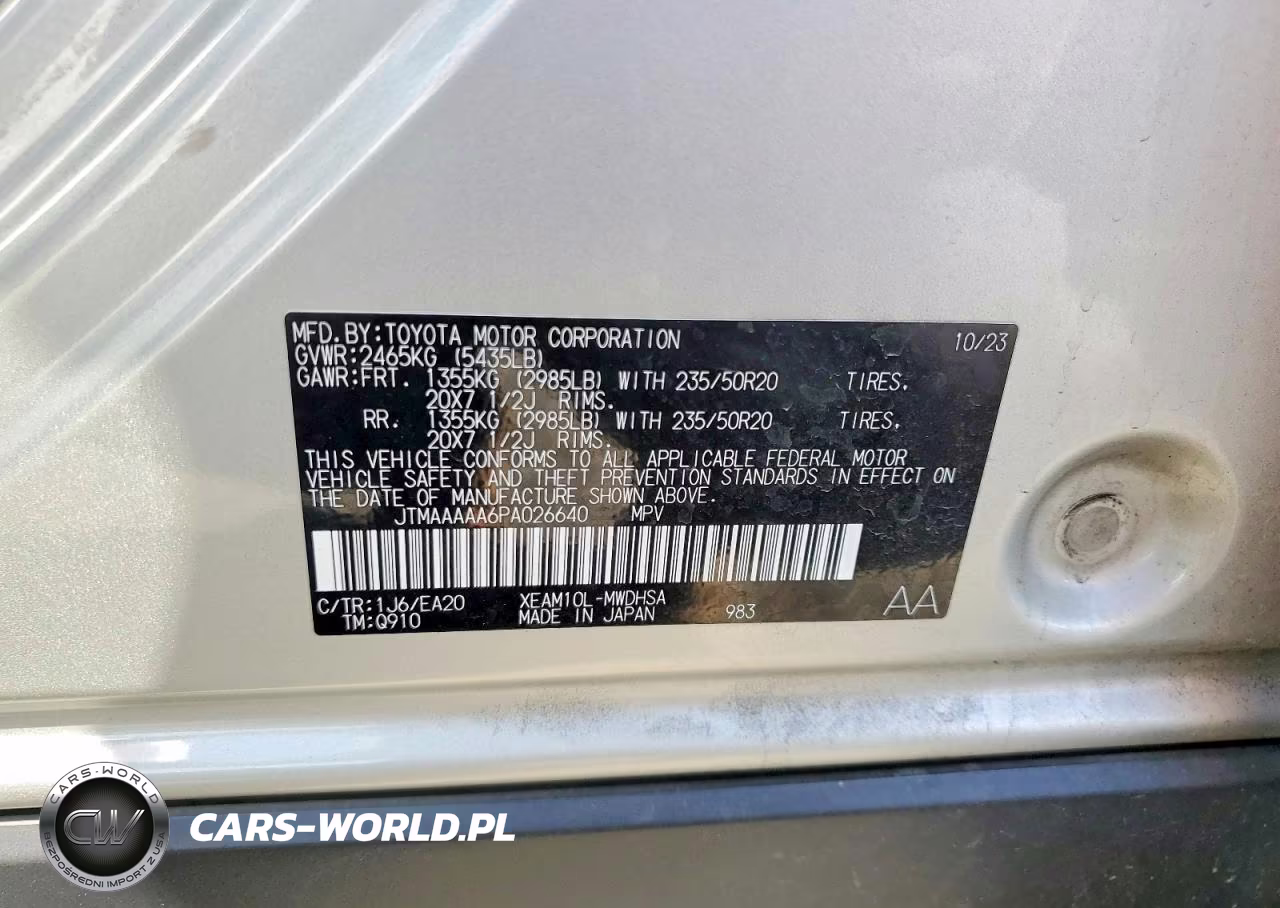 2023 Toyota Bz4X Limited VIN:JTMAAAAA6PA026640 - 14