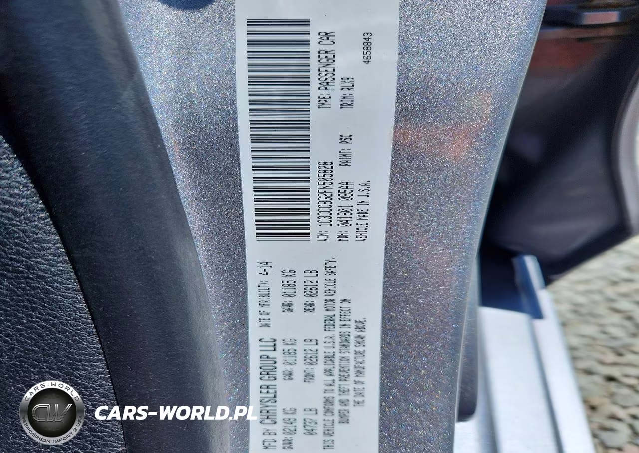 2015 Chrysler 200 S VIN:1C3CCCBG2FN505828 - 12