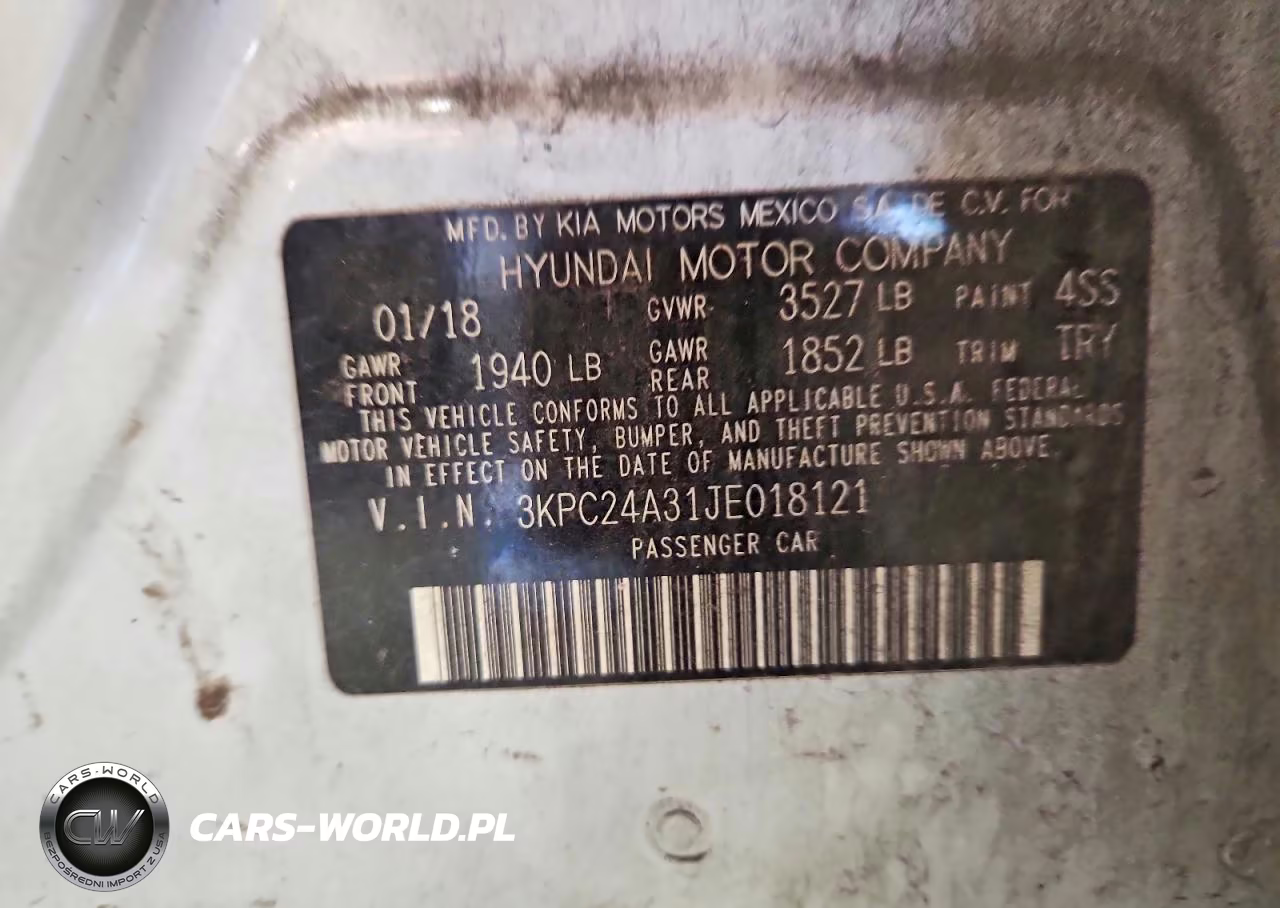 2018 Hyundai Accent Se VIN:3KPC24A31JE018121 - 12