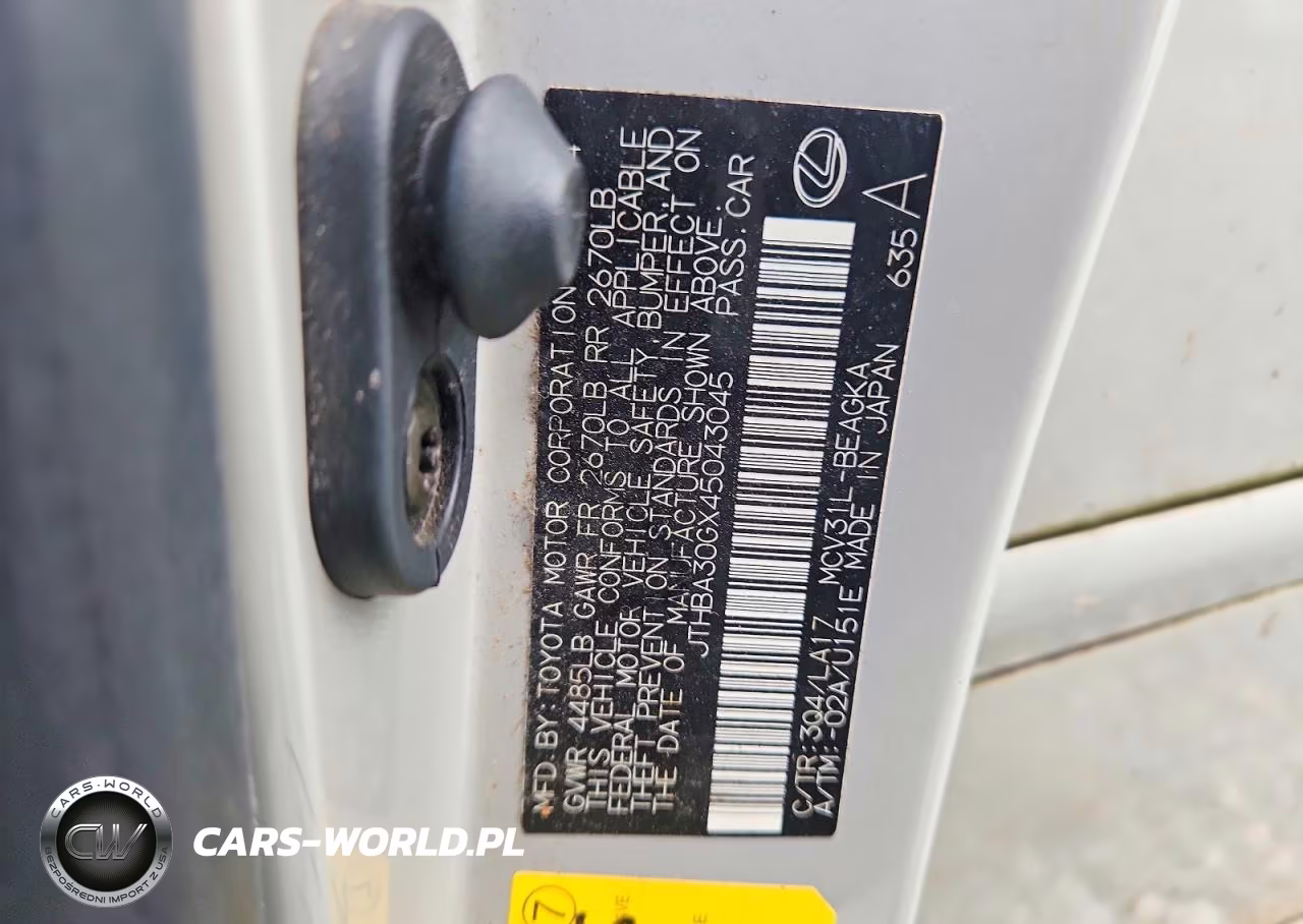 2004 Lexus Es 330 VIN:JTHBA30GX45043045 - 12