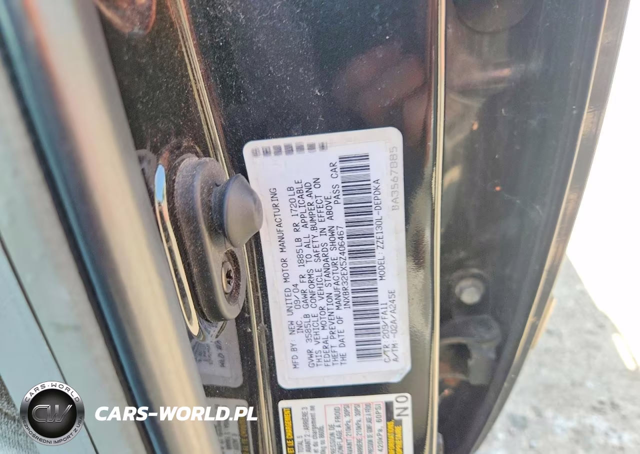 2005 Toyota Corolla Ce VIN:1NXBR32EX5Z406467 - 13