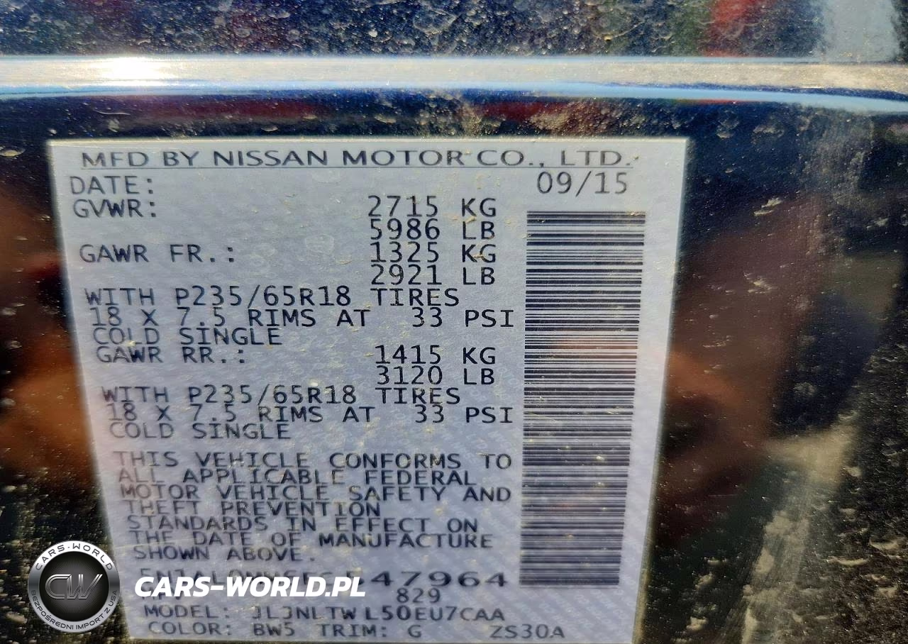 2015 Infiniti Qx60 Base VIN:5N1AL0MM6FC547964 - 13