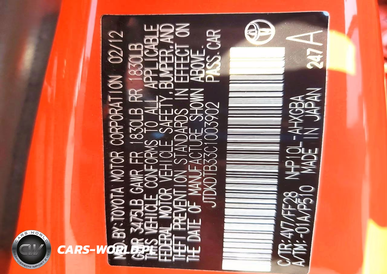 2012 Toyota Prius C Three VIN:JTDKDTB33C1003902 - 13